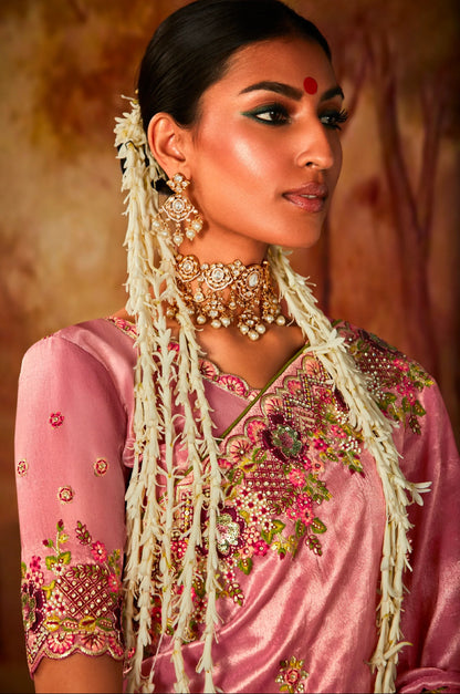 Beautiful Designer Occasion Wear Pure Banarasi Kanjivaram Saree