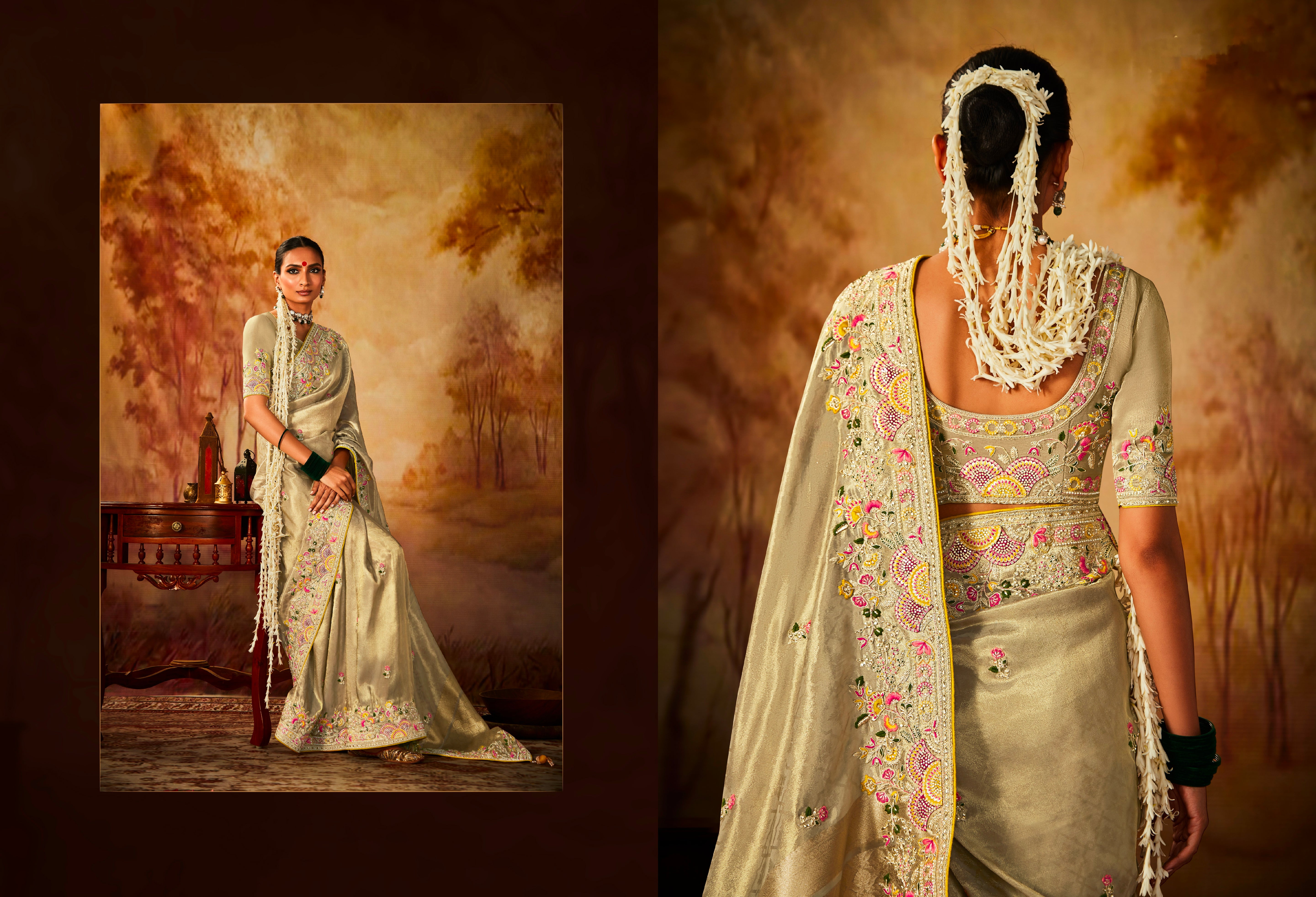 Beautiful Designer Occasion Wear Pure Banarasi Kanjivaram Saree