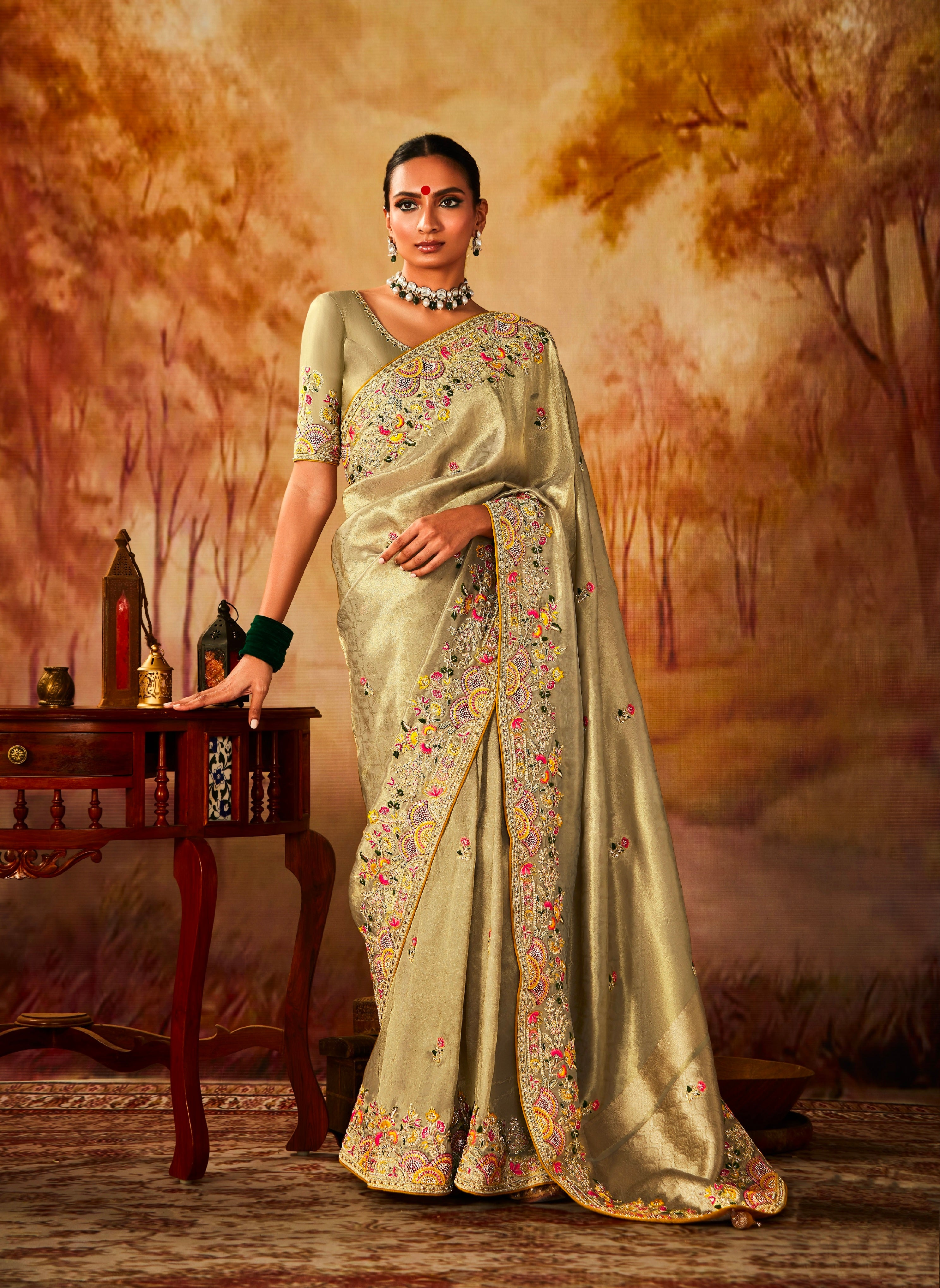 Beautiful Designer Occasion Wear Pure Banarasi Kanjivaram Saree