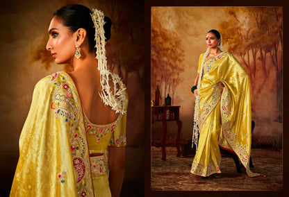 Beautiful Designer Occasion Wear Pure Banarasi Kanjivaram Saree