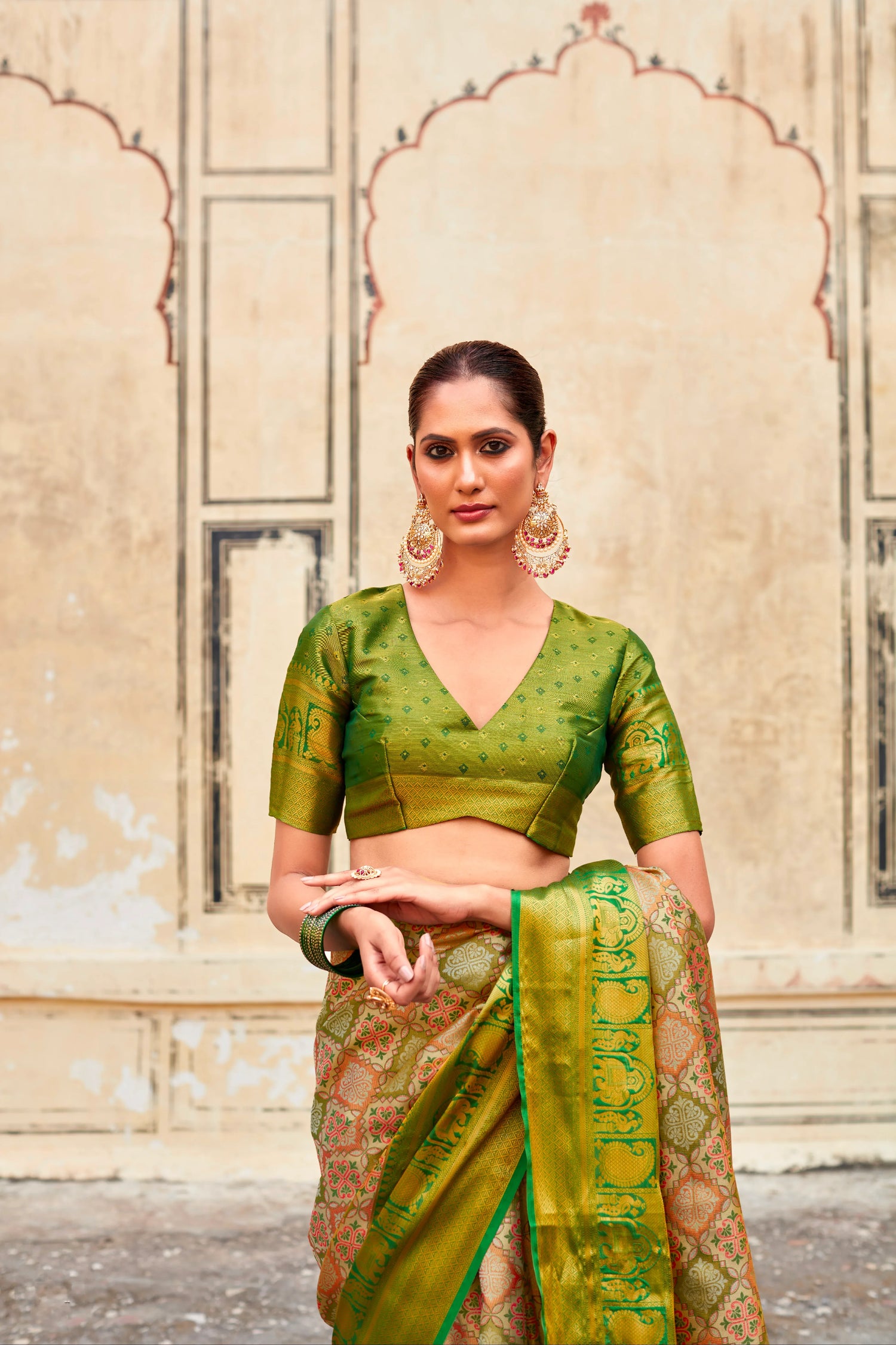 Beautiful Designer Occasion Wear Pure Pattu Silk With Full Zari Weaving Saree