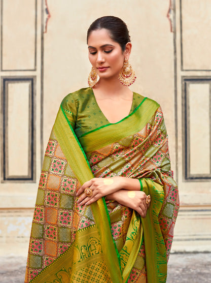 Beautiful Designer Occasion Wear Pure Pattu Silk With Full Zari Weaving Saree
