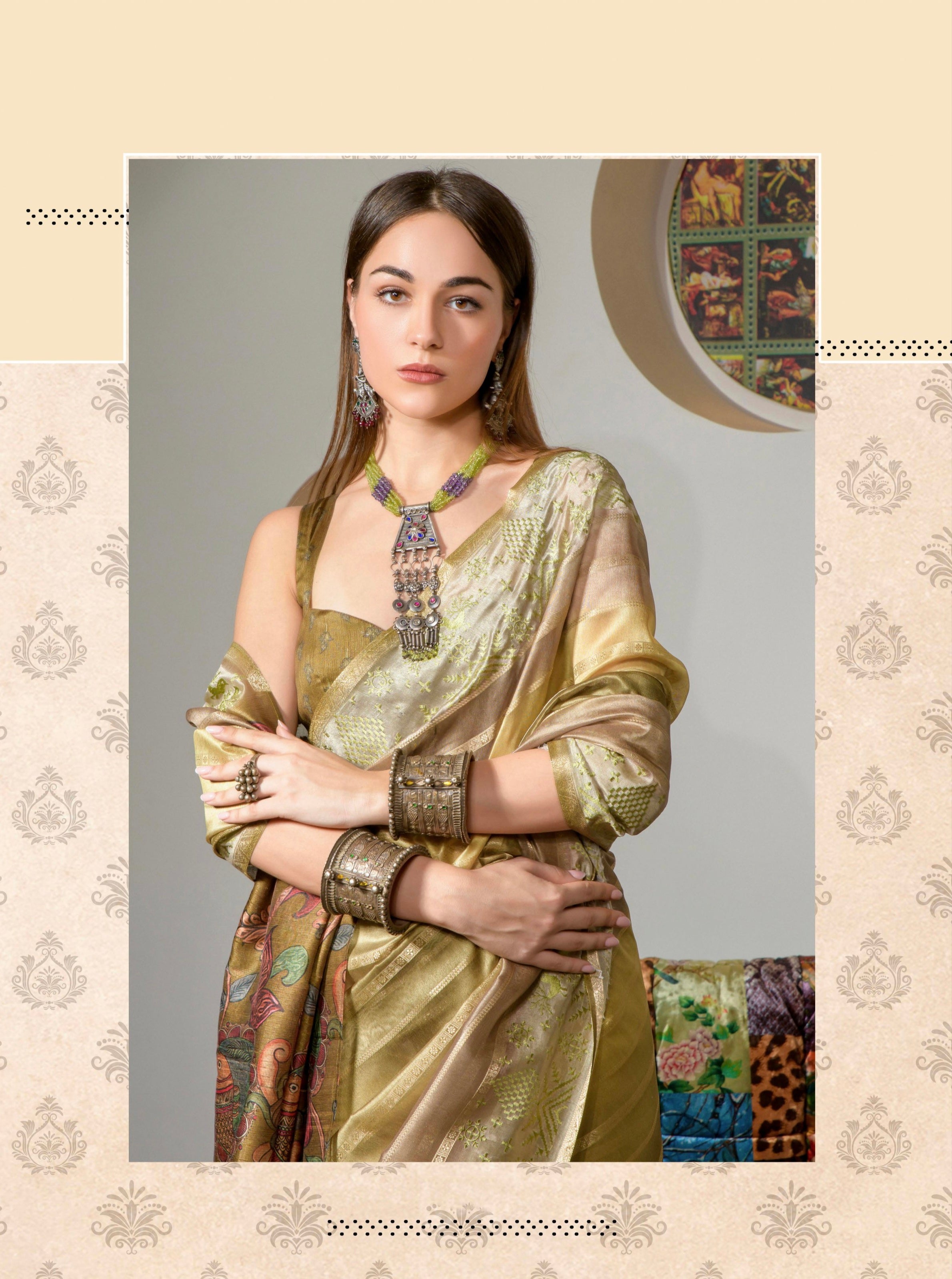 Beautiful Designer Occasion Wear Kora Silk With Digital Print Saree