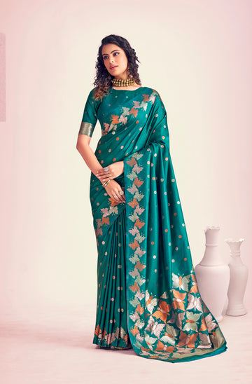 Beautiful Designer Festive Wear Soft Banarasi Silk Saree
