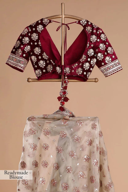 Beautiful Designer Heavy Soft Tissu Orgenza Silk Saree