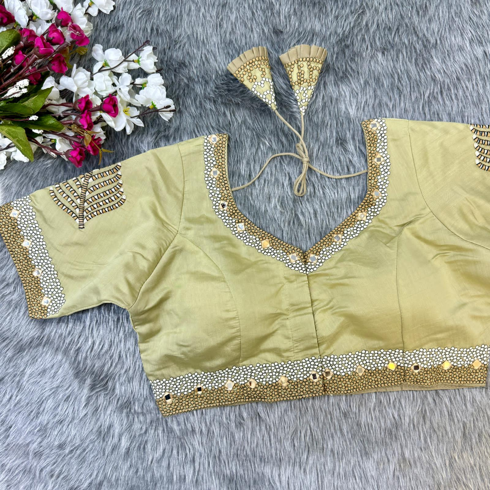 Beautiful Designer Readymade Handwork Partywear Blouse