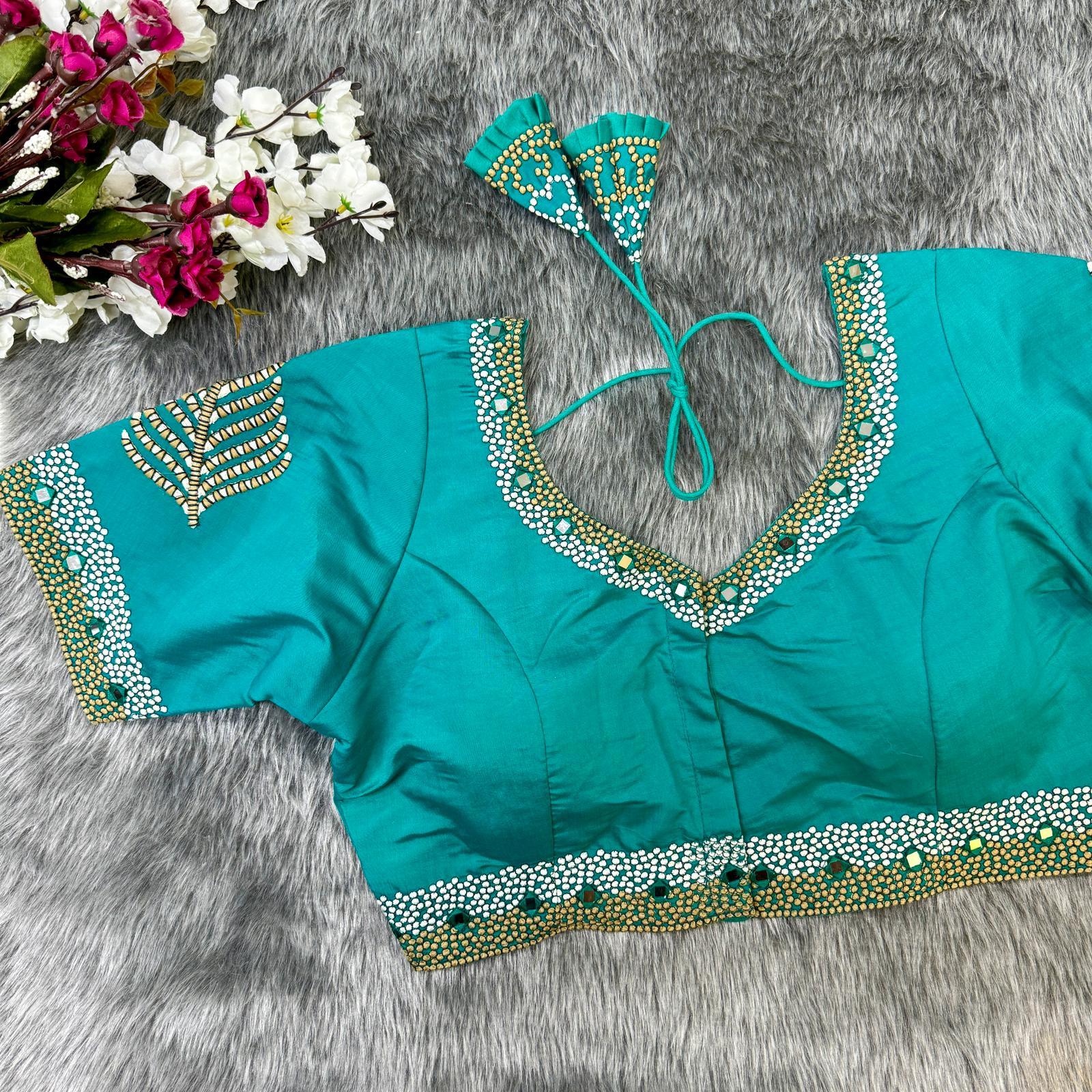 Beautiful Designer Readymade Handwork Partywear Blouse