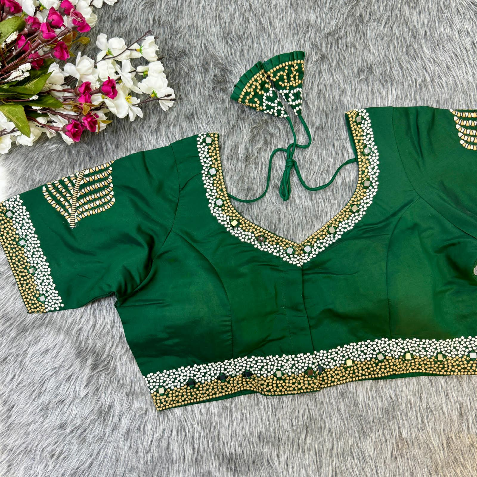 Beautiful Designer Readymade Handwork Partywear Blouse