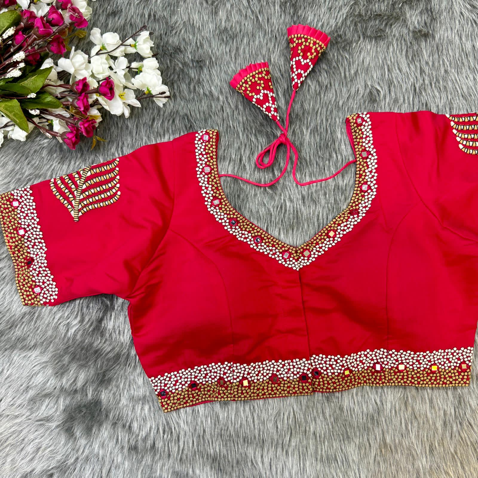 Beautiful Designer Readymade Handwork Partywear Blouse