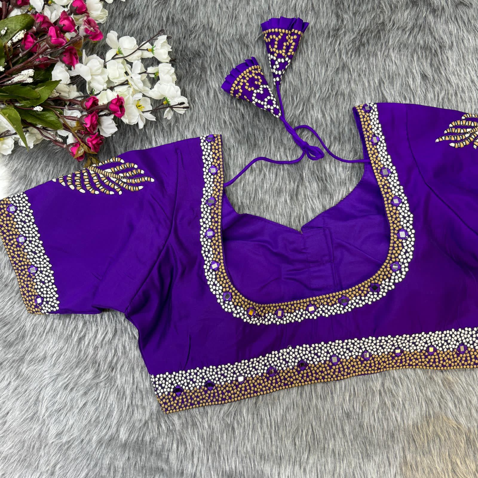 Beautiful Designer Readymade Handwork Partywear Blouse