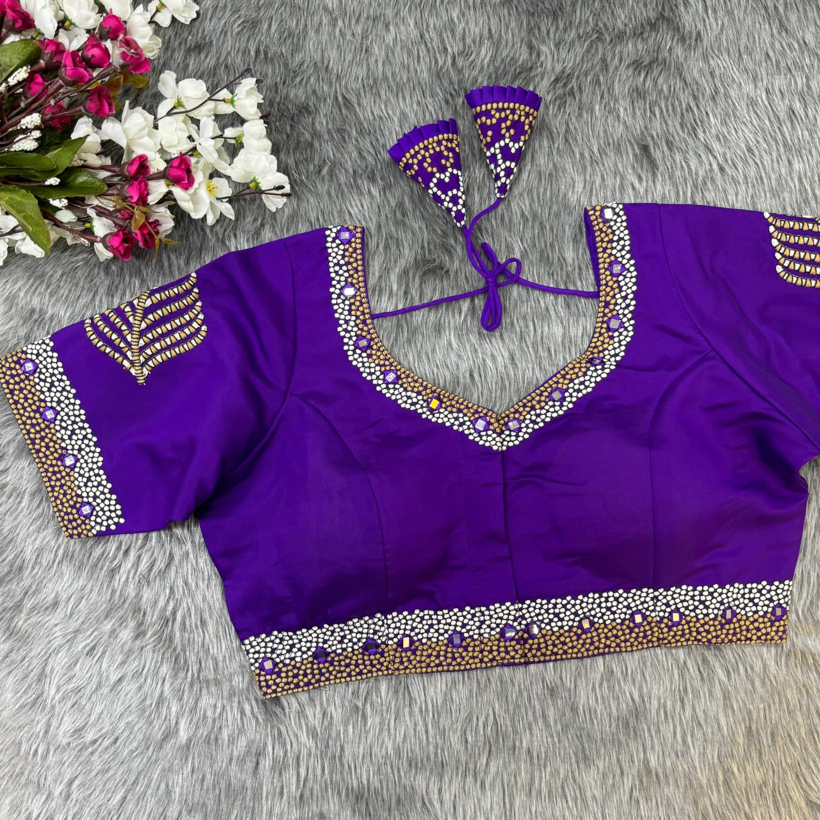Beautiful Designer Readymade Handwork Partywear Blouse