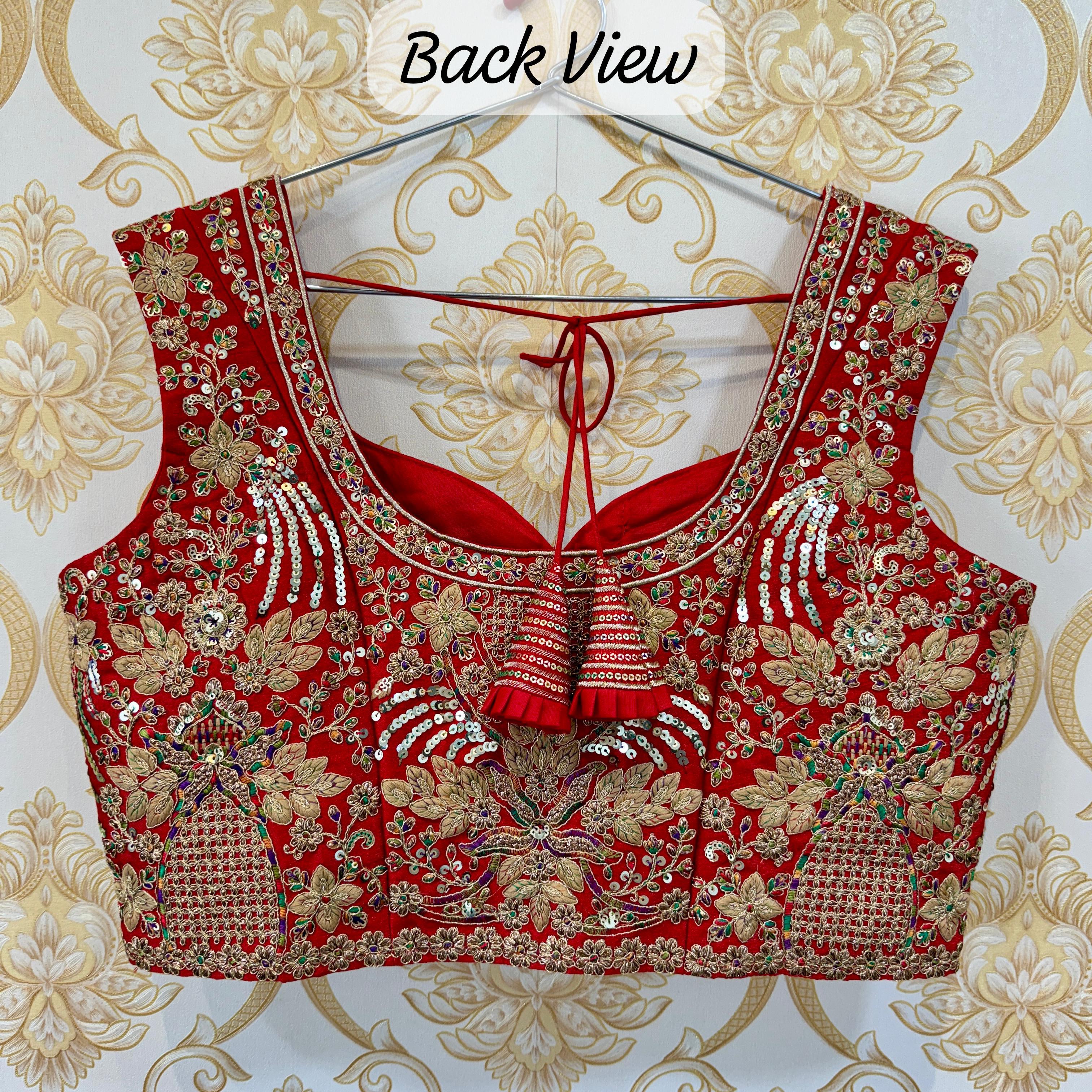Beautiful Designer Readymade Codding+Thread Work Blouse