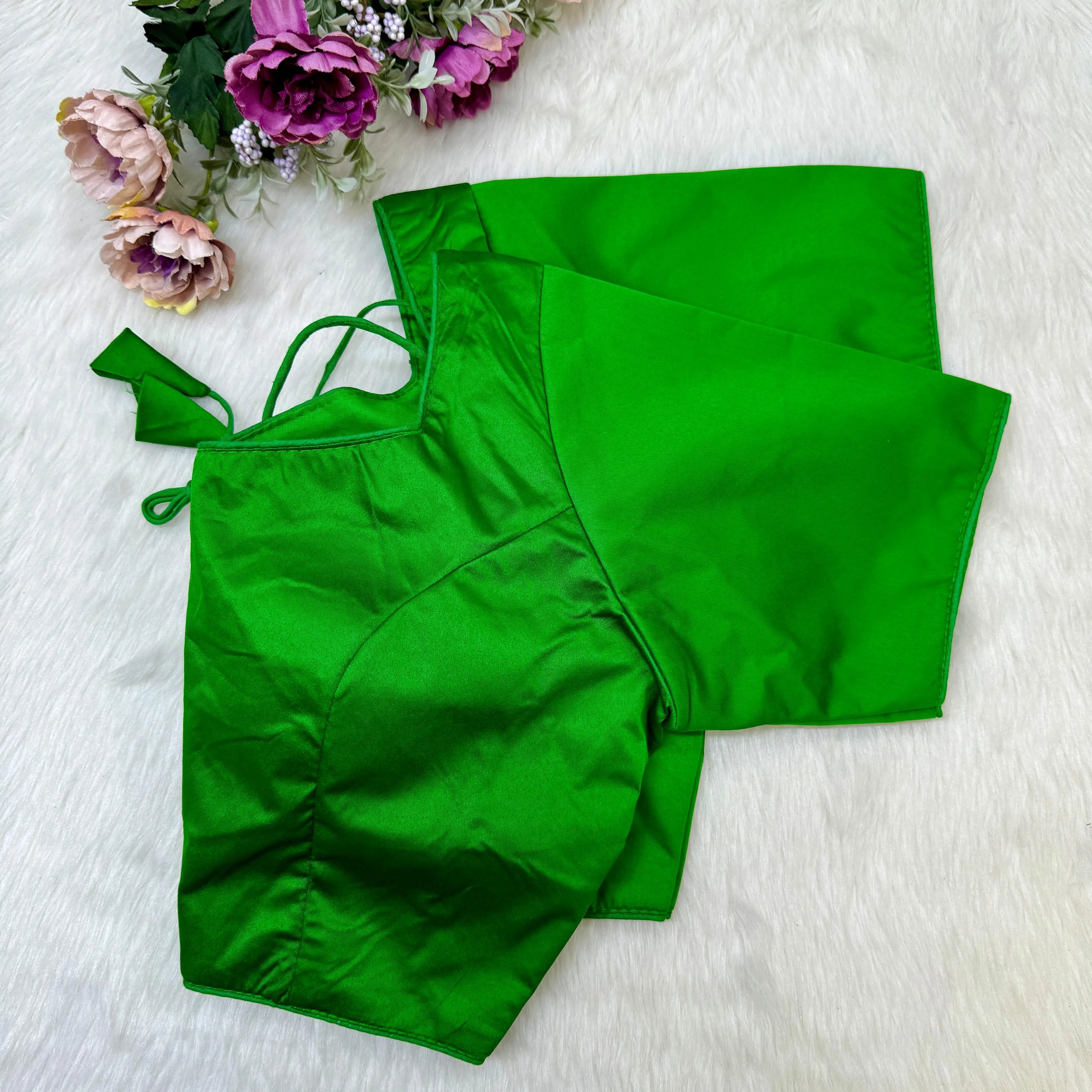 Beautiful Designer Summer Special Malai Sartin Readymade Blouse