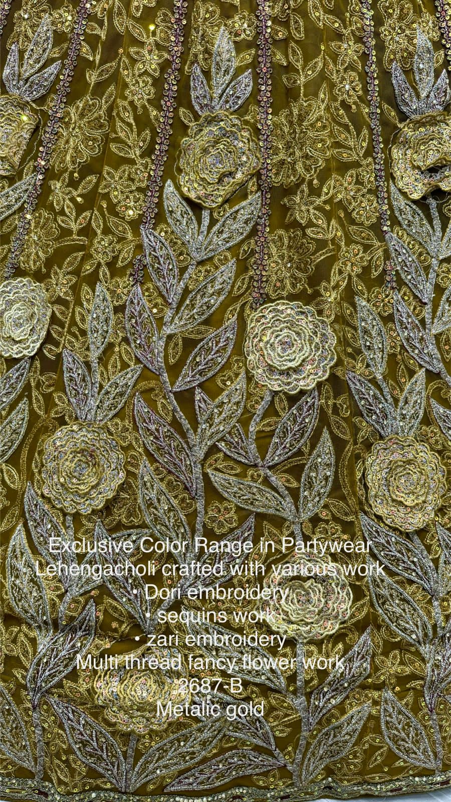 Beautiful Designer Bridal Pure Heavy Net With Sequence Lehenga Choli