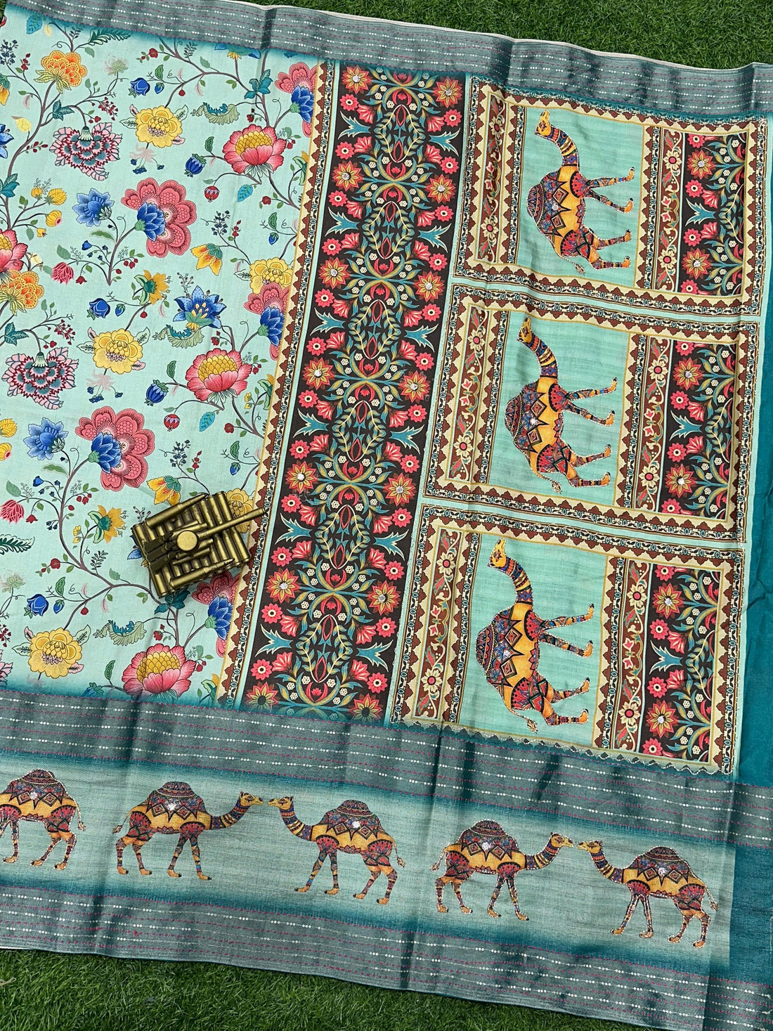 Beautiful Designer Soft Pure Cotton Silk Saree