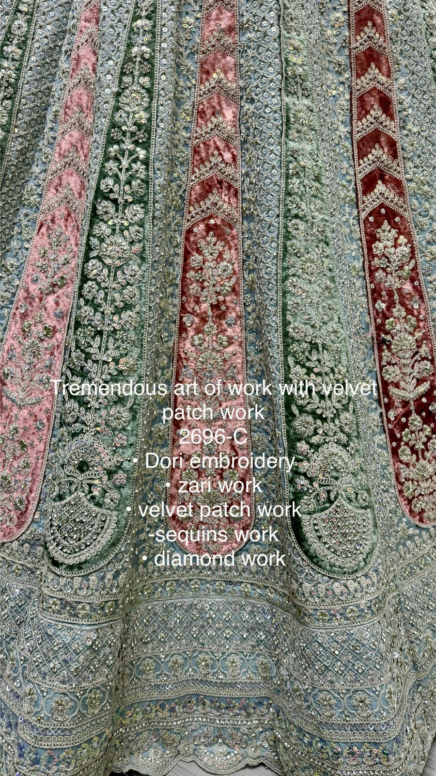 Beautiful Designer Bridal Pure Georgette With Sequence Lehenga Choli