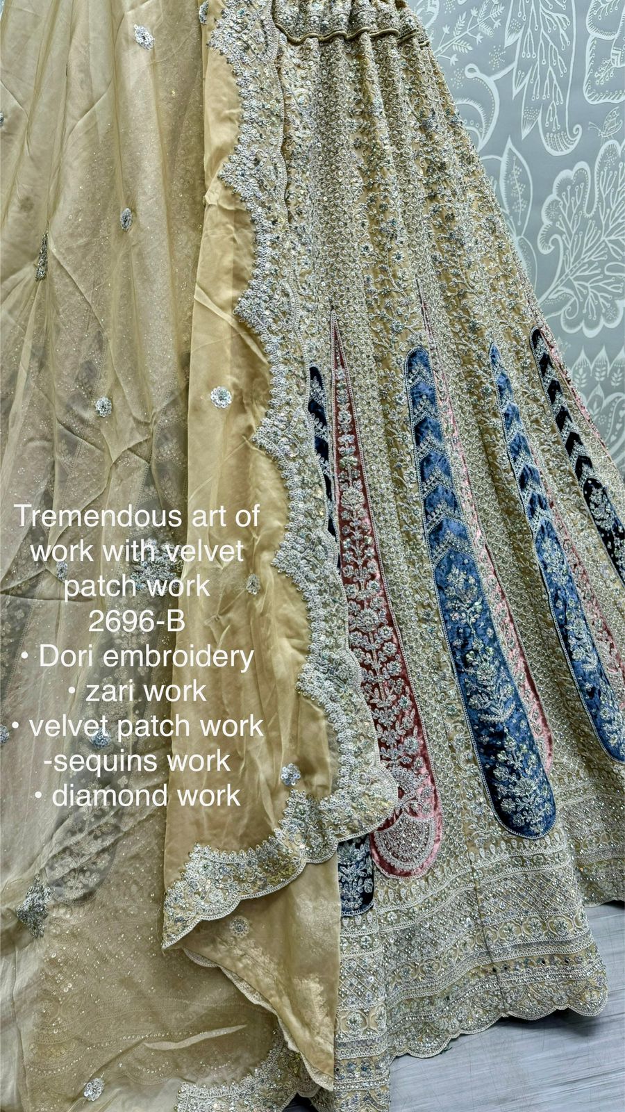 Beautiful Designer Bridal Pure Georgette With Sequence Lehenga Choli