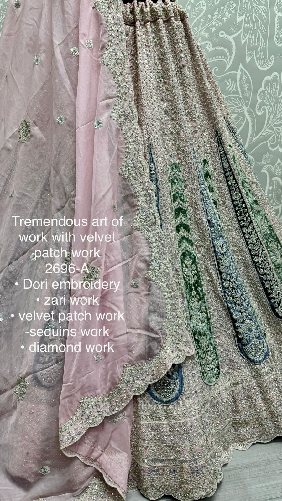 Beautiful Designer Bridal Pure Georgette With Sequence Lehenga Choli