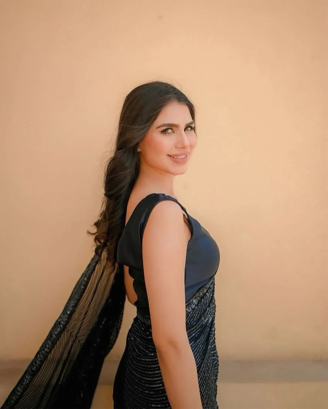 Beautiful Designer Soft Georgette with Sequence Saree