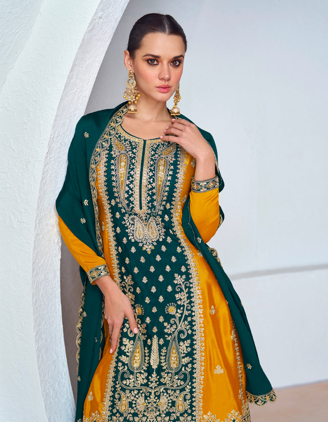 Designer Occasion Wear Latest Anarkali Style Salwar Suit