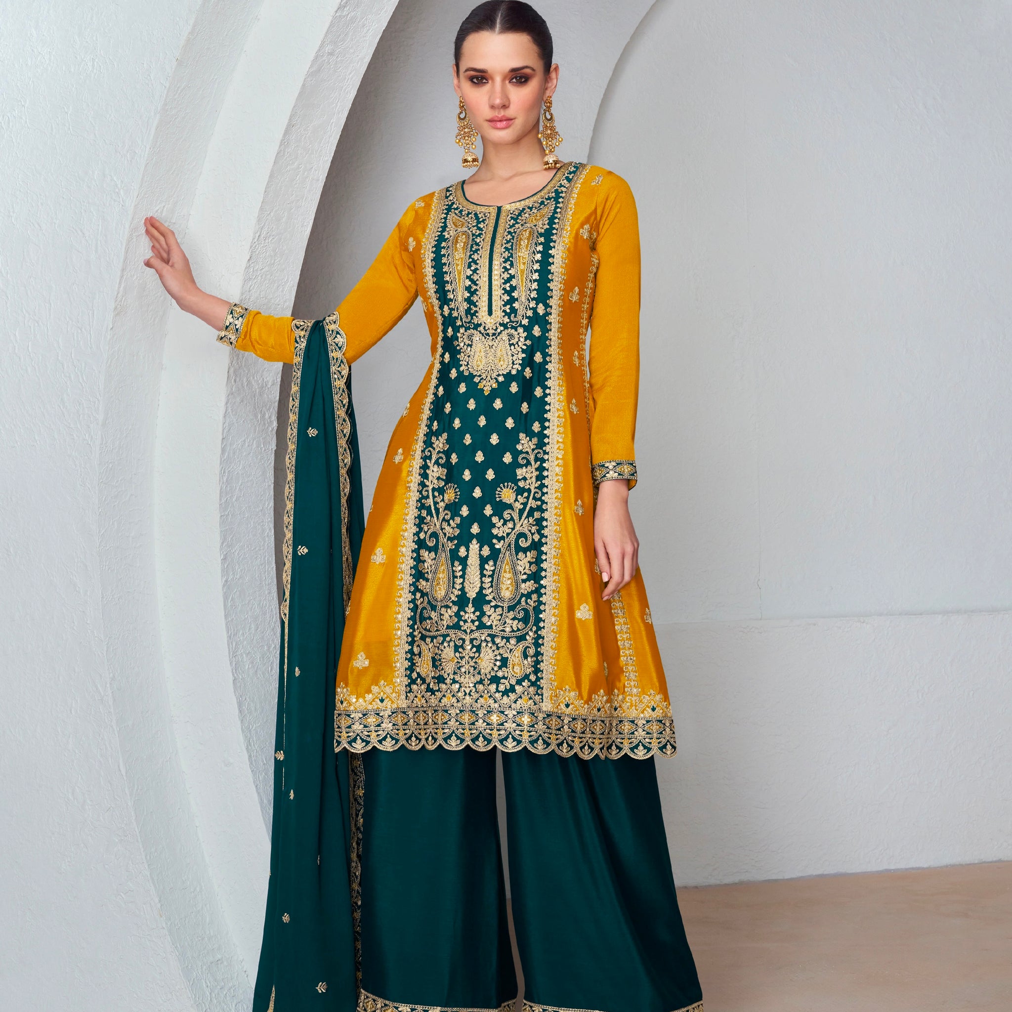 Designer Occasion Wear Latest Anarkali Style Salwar Suit