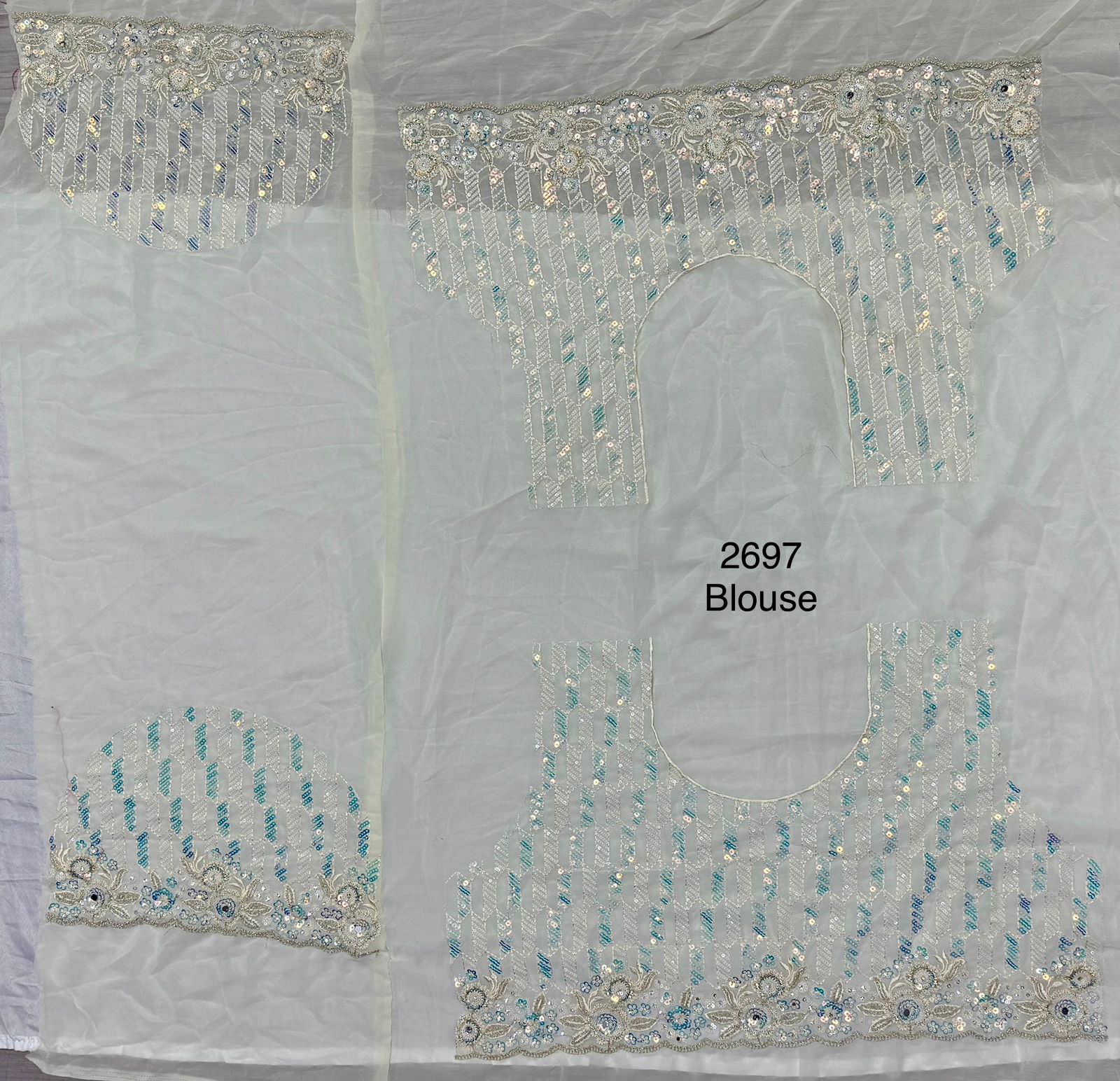 Beautiful Designer Bridal Pure Georgette With Sequence Lehenga Choli