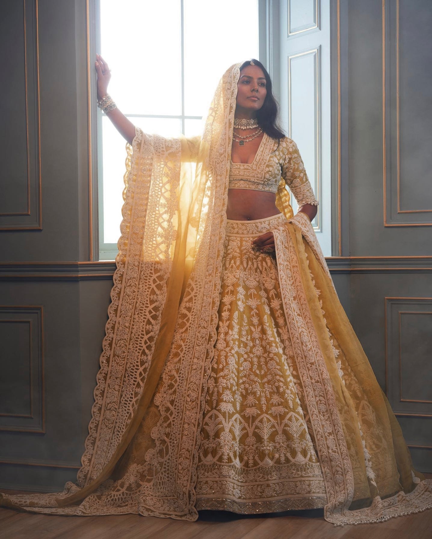 Beauliful Designer Wedding Wear Heavy Butterfly Net Lehenga Choli