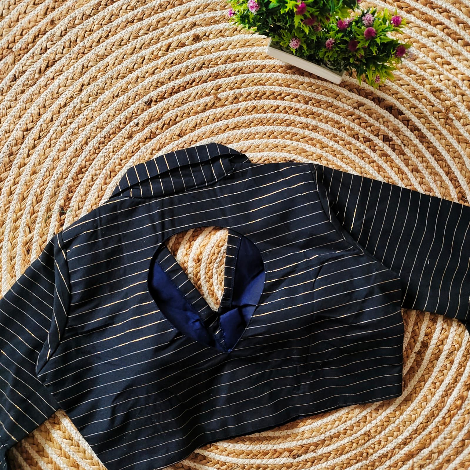 Beautiful Designer Readymade Pure Cotton Collar Blouse