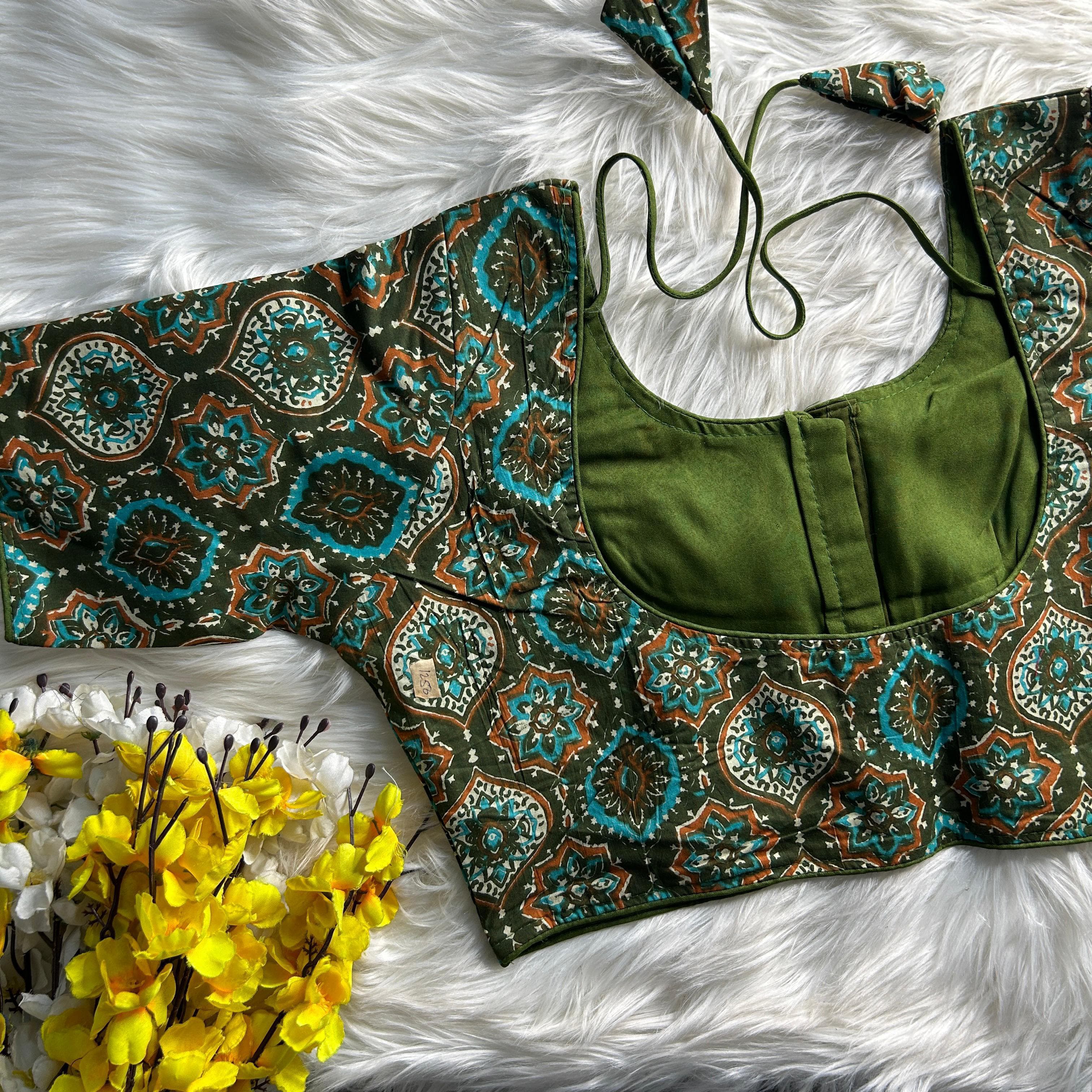 Beautiful Designer Readymade Pure Cotton Blouse