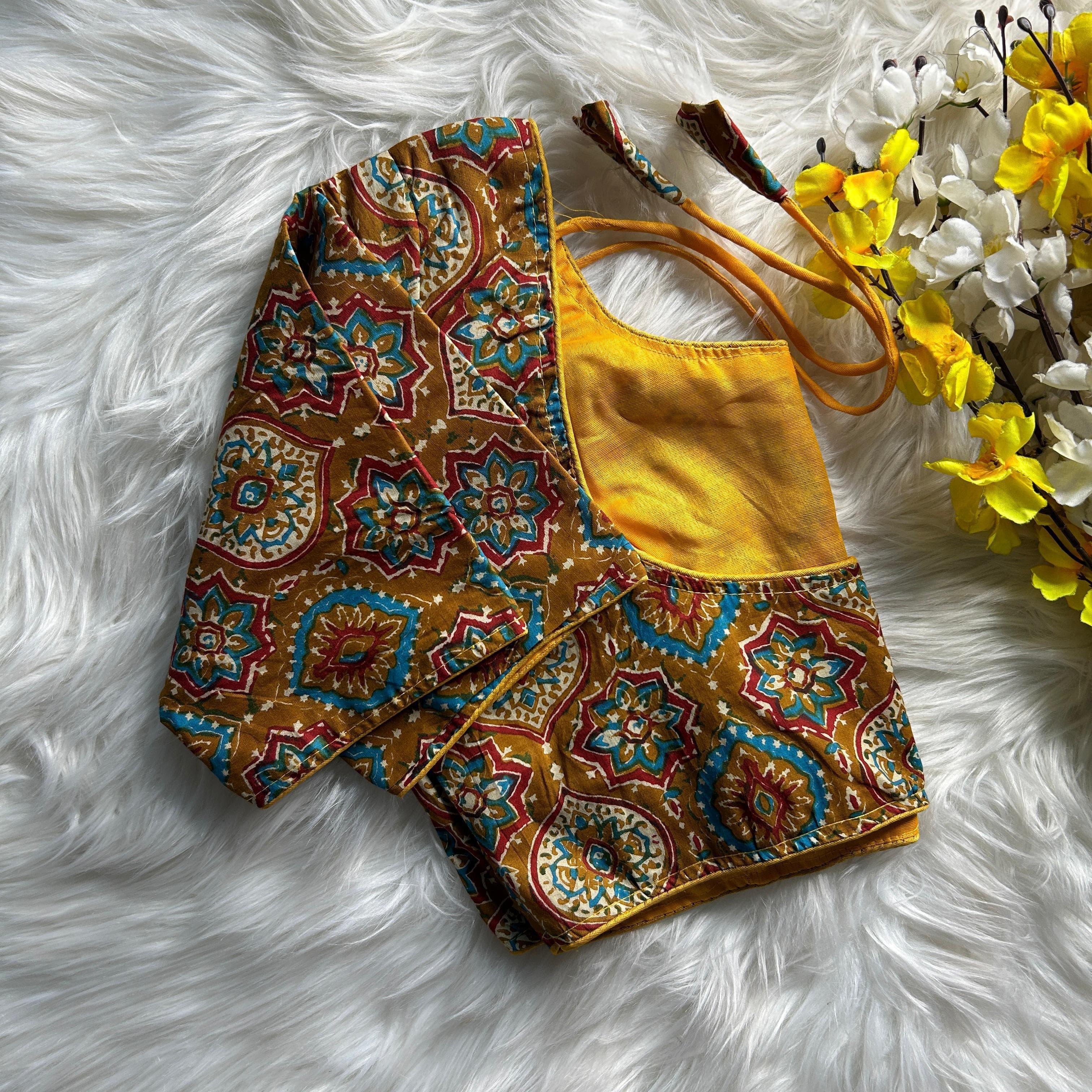 Beautiful Designer Readymade Pure Cotton Blouse