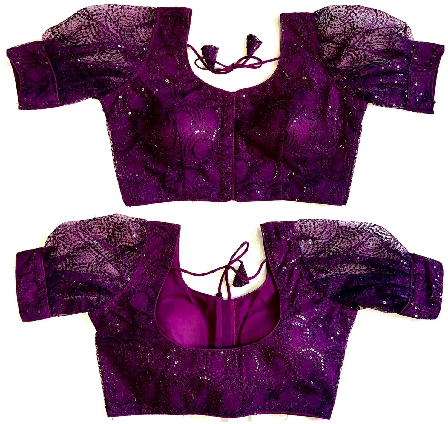 Beautiful Designer Readymade Heavy Net Silky Blouse