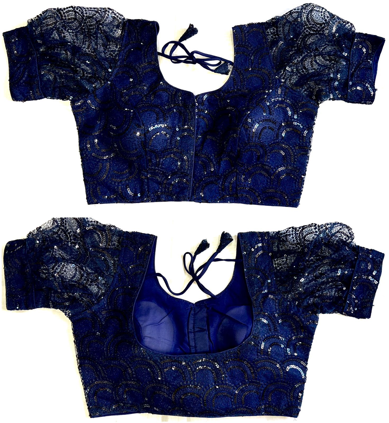 Beautiful Designer Readymade Heavy Net Silky Blouse