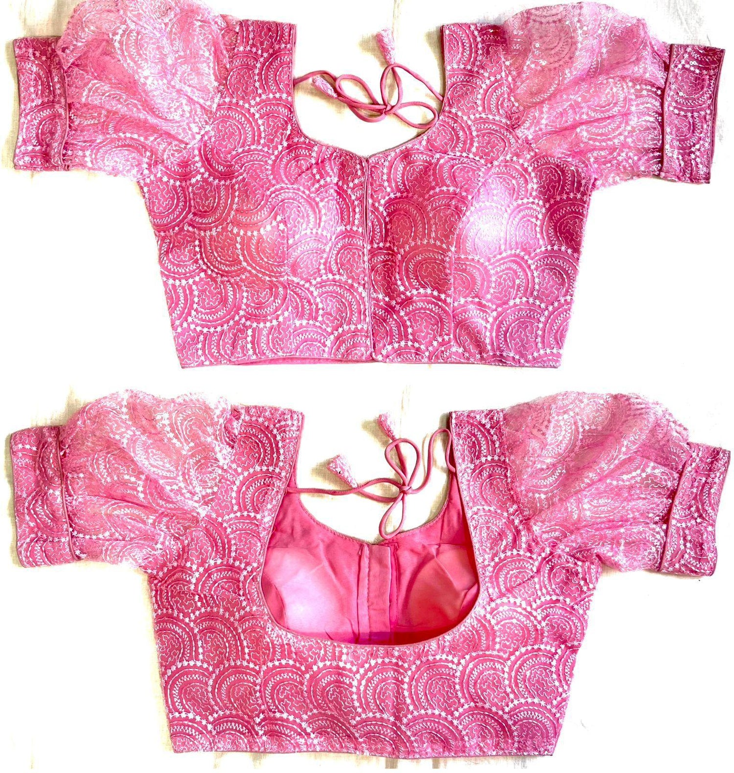 Beautiful Designer Readymade Heavy Net Silky Blouse