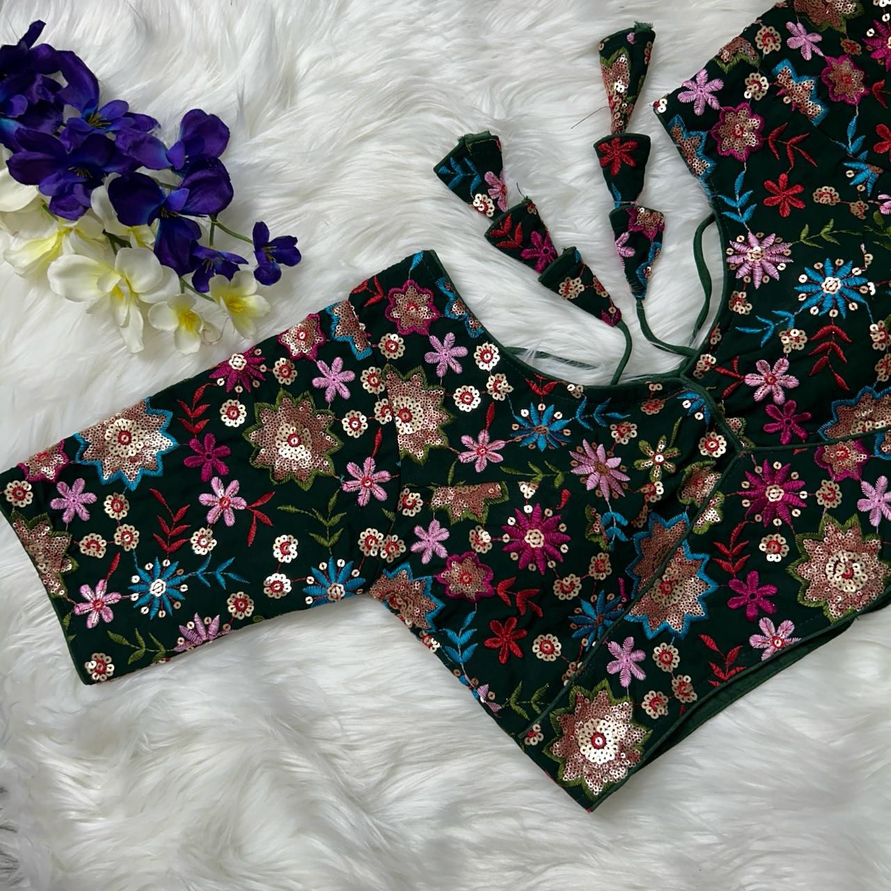 Beautiful Designer Readymade Pure Viscose Georgette Blouse