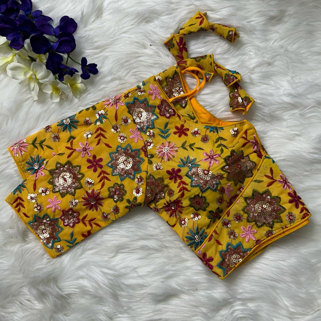 Beautiful Designer Readymade Pure Viscose Georgette Blouse