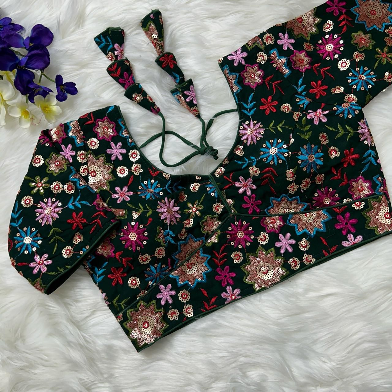 Beautiful Designer Readymade Pure Viscose Georgette Blouse