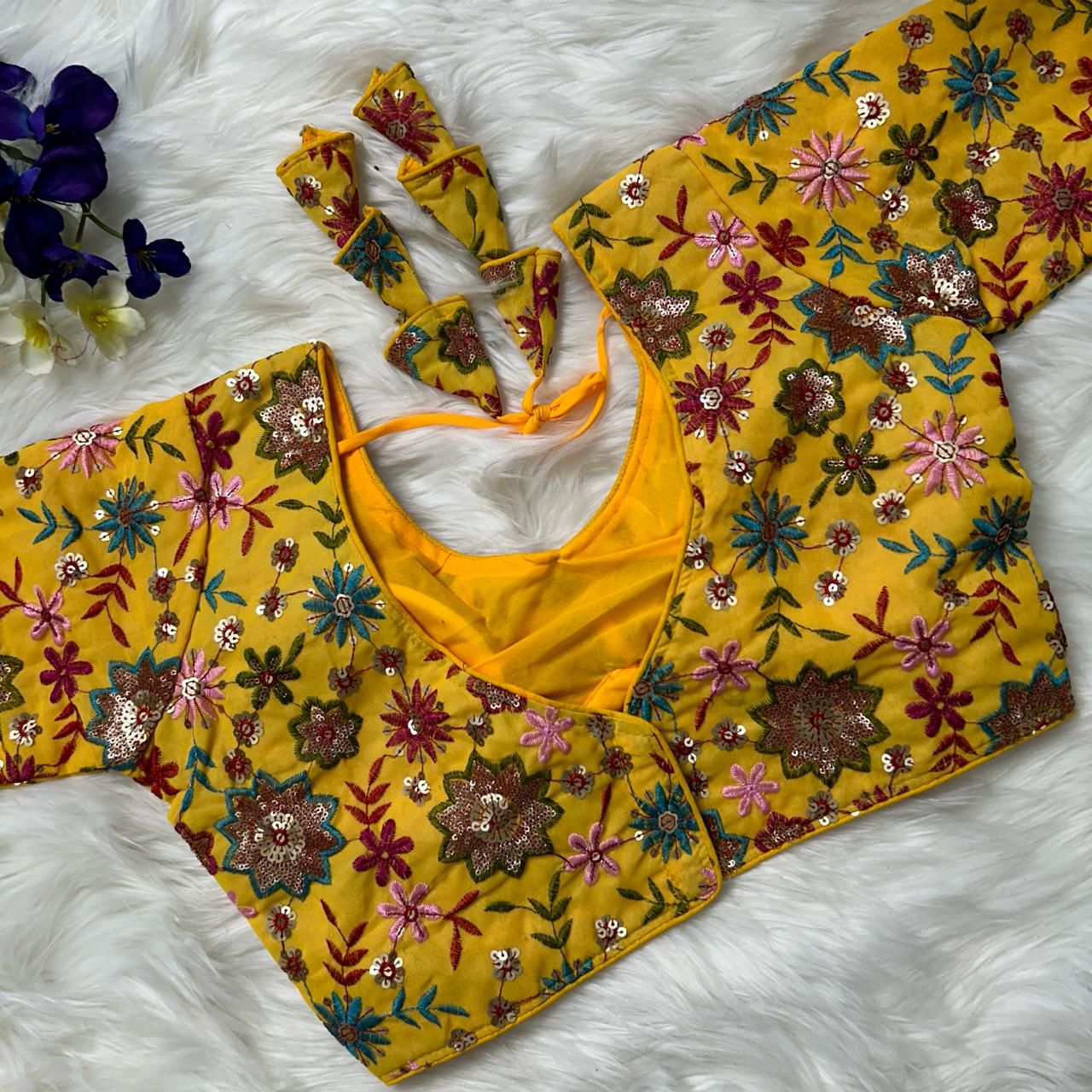 Beautiful Designer Readymade Pure Viscose Georgette Blouse