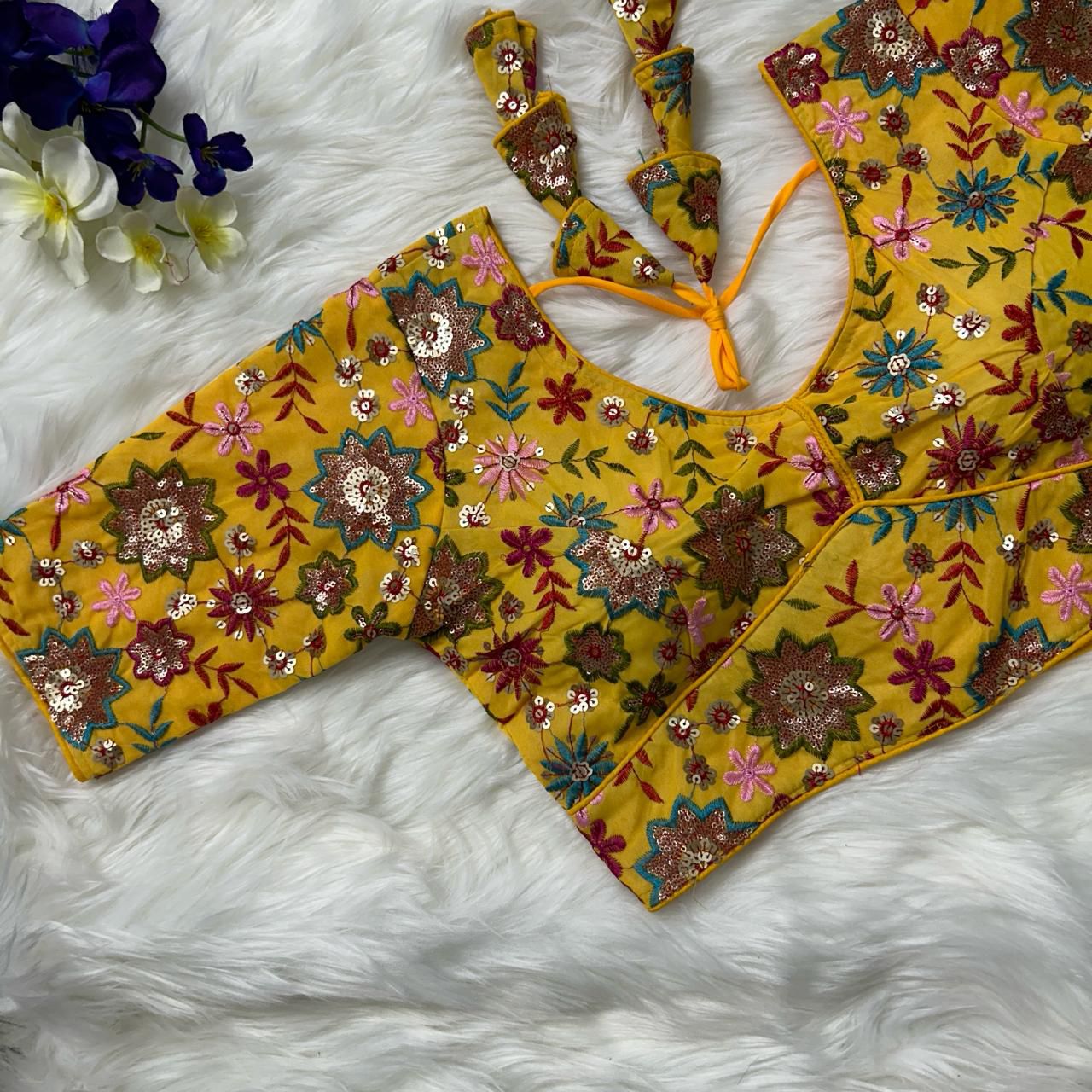 Beautiful Designer Readymade Pure Viscose Georgette Blouse