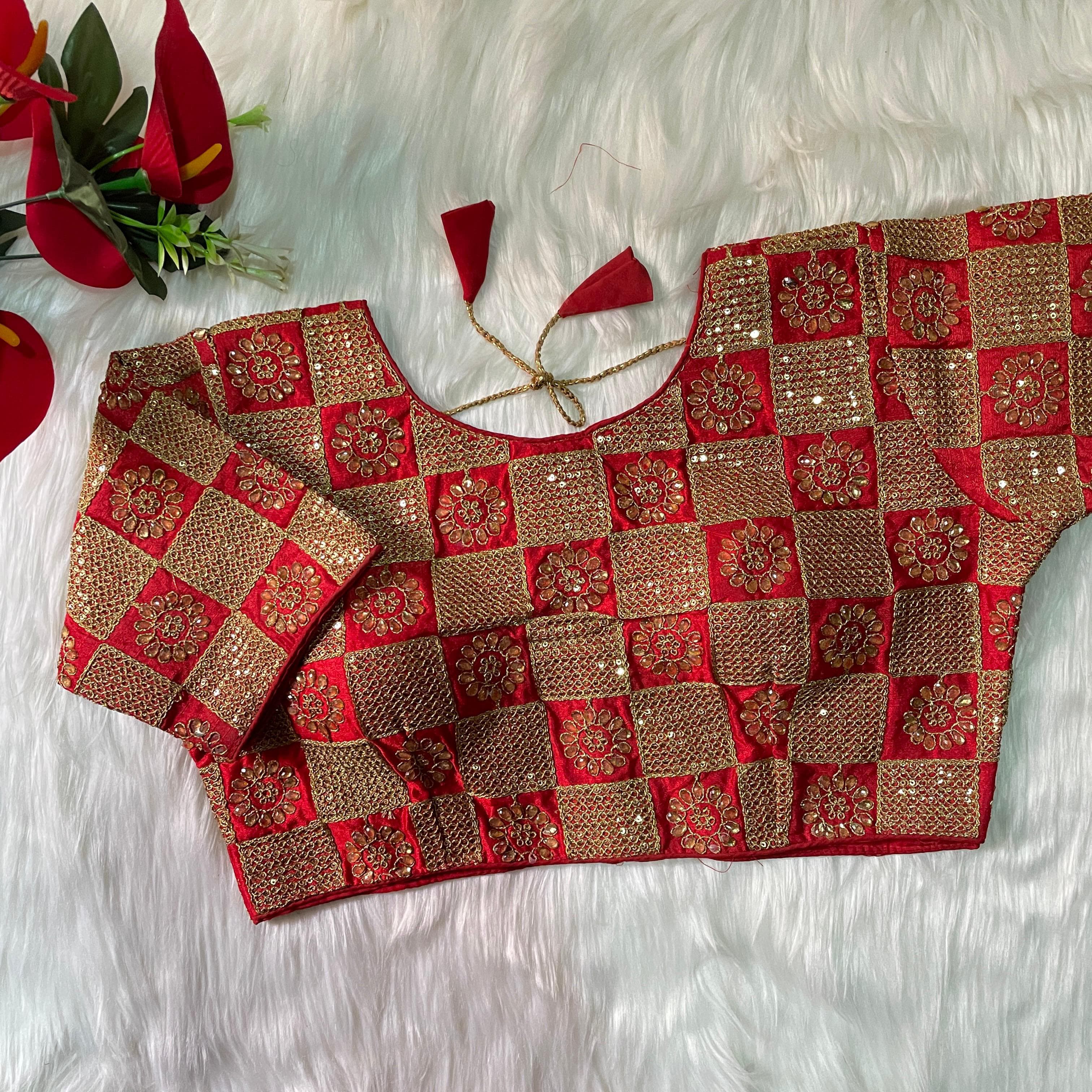 Beautiful Designer Readymade Phontam Silk Blouse