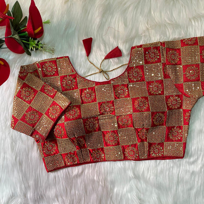 Beautiful Designer Readymade Phontam Silk Blouse