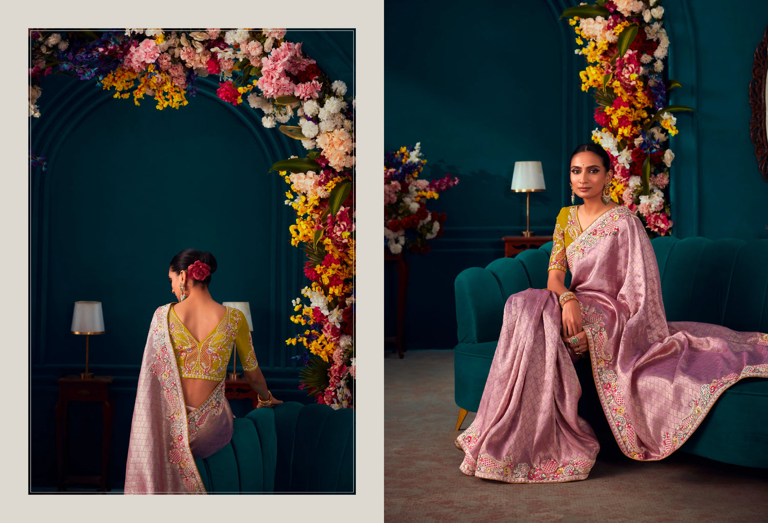 Beautiful Designer Wedding Wear Pure Banarasi Kanjivaram Saree