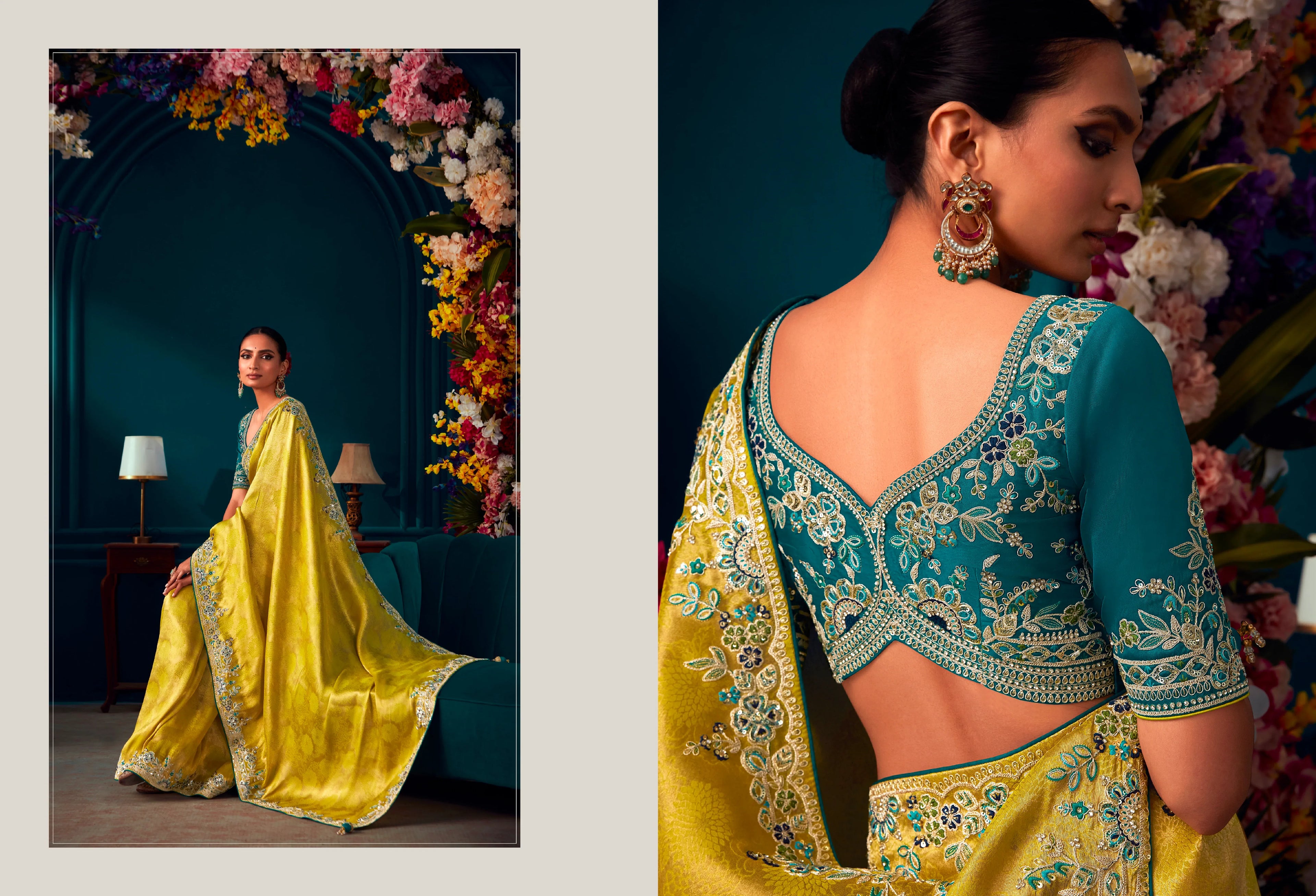 Beautiful Designer Wedding Wear Pure Banarasi Kanjivaram Saree