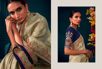 Beautiful Designer Wedding Wear Pure Banarasi Kanjivaram Saree