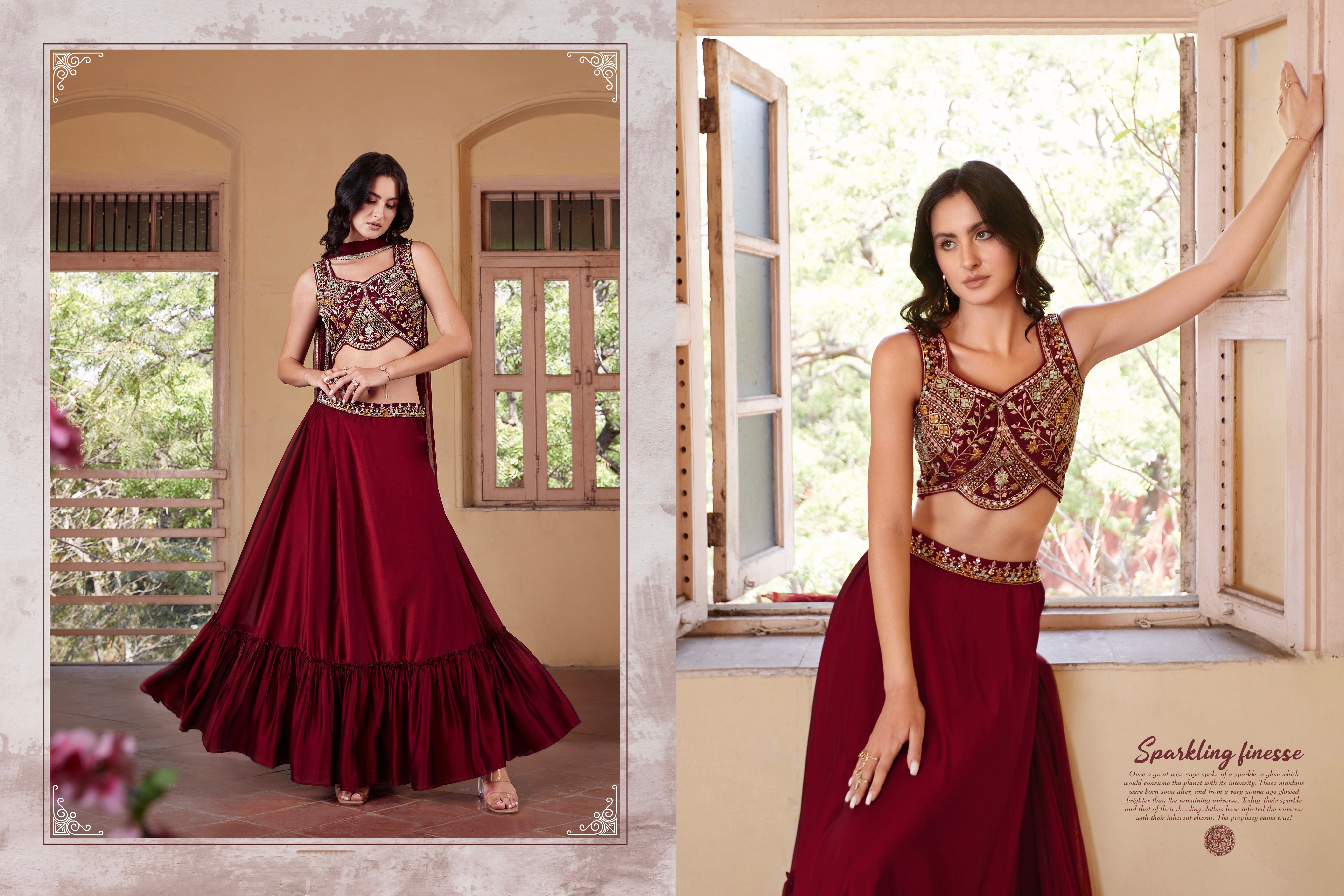 Beautiful Designer Wedding Wear Readymade Lehenga Choli