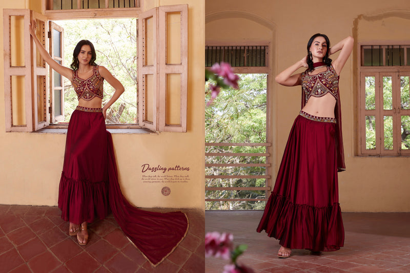 Beautiful Designer Wedding Wear Readymade Lehenga Choli