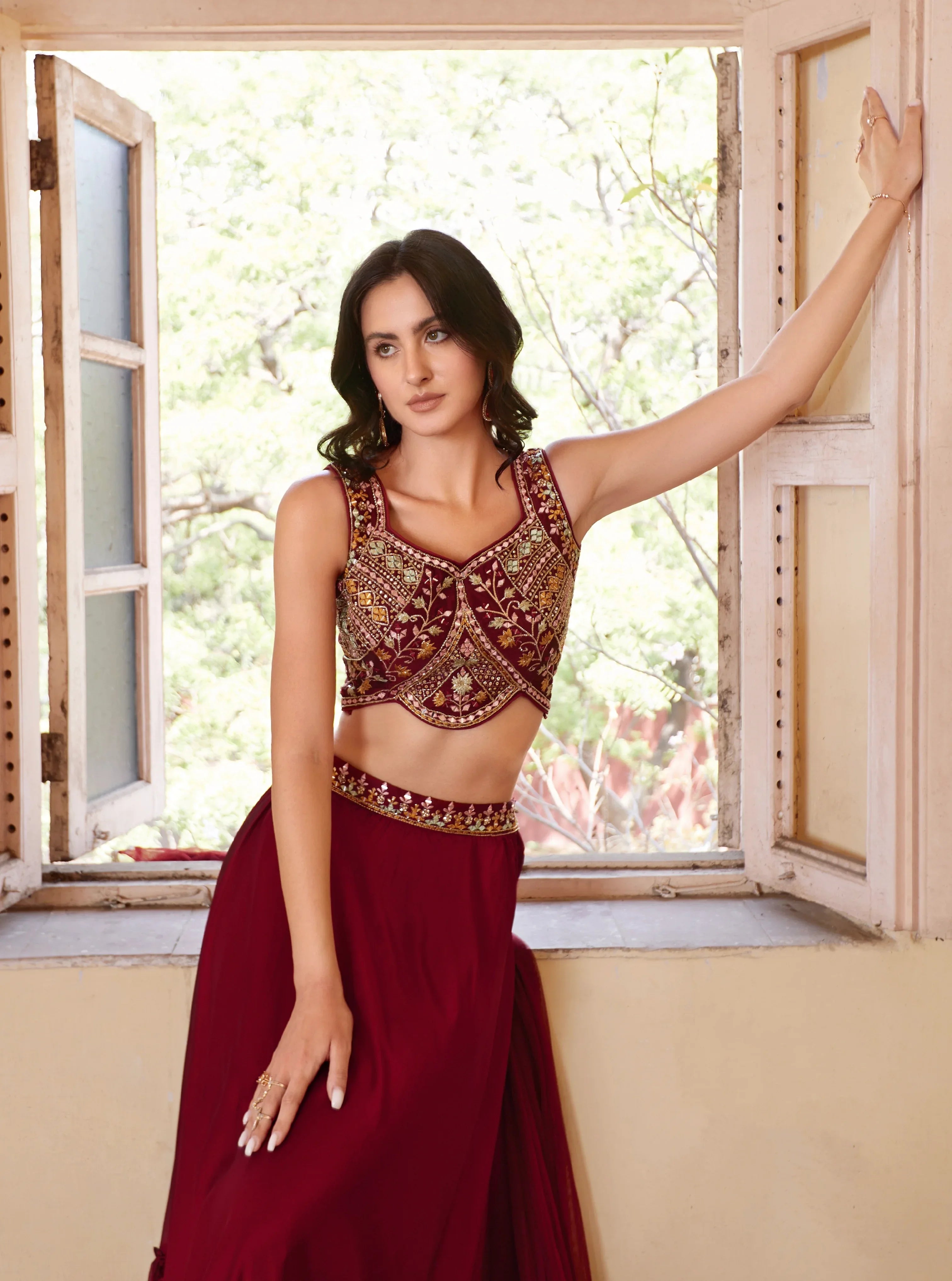 Beautiful Designer Wedding Wear Readymade Lehenga Choli