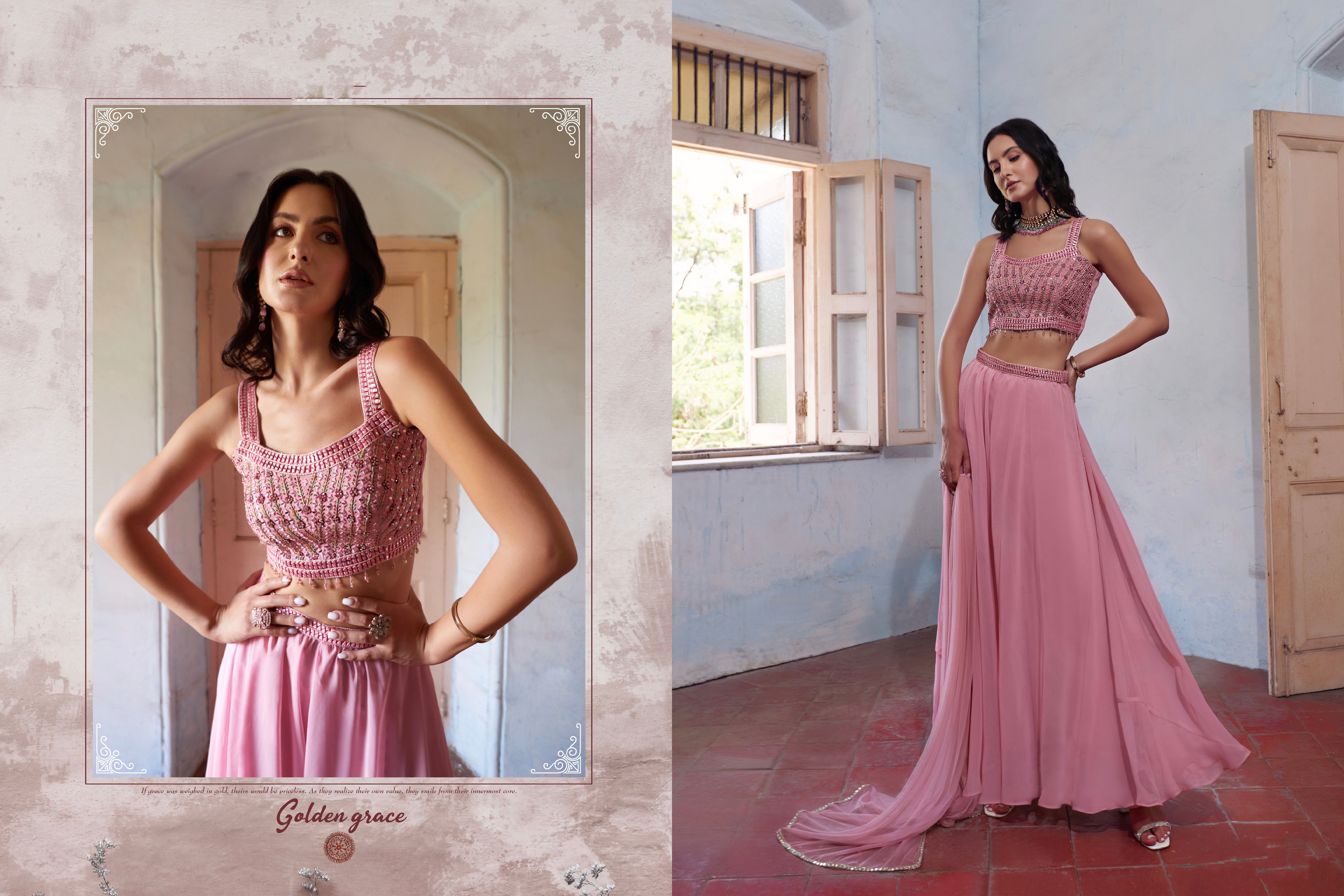 Beautiful Designer Wedding Wear Readymade Lehenga Choli