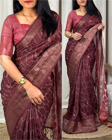 Beautiful Designer Summer Special Muslin Cotton Saree