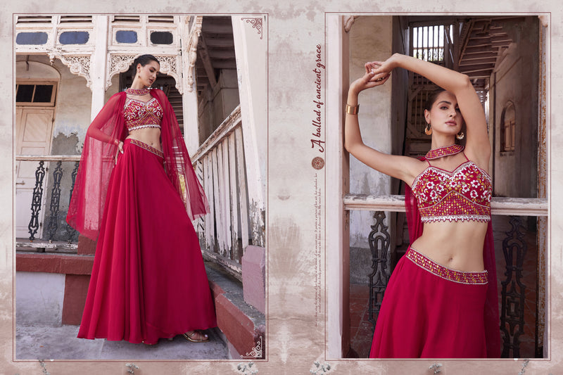 Beautiful Designer Wedding Wear Readymade Lehenga Choli