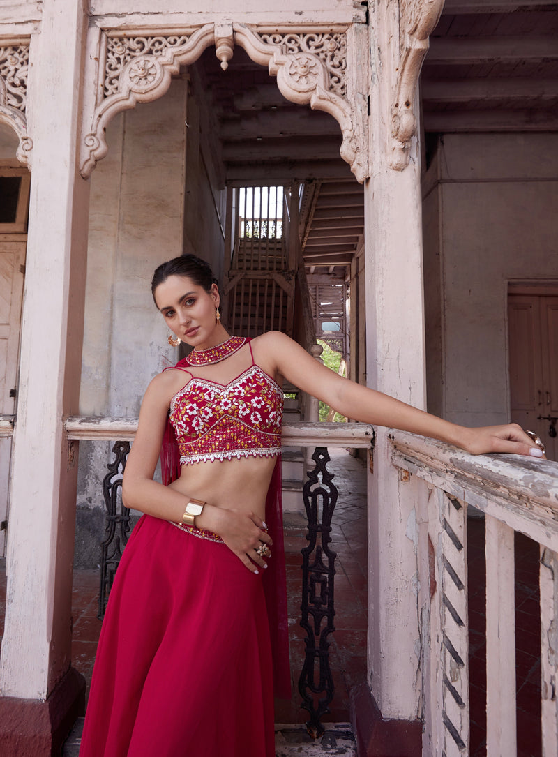 Beautiful Designer Wedding Wear Readymade Lehenga Choli